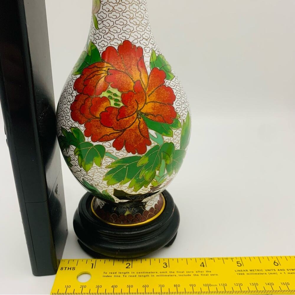 Vintage Cloisonne Vase - Picture 13 of 13